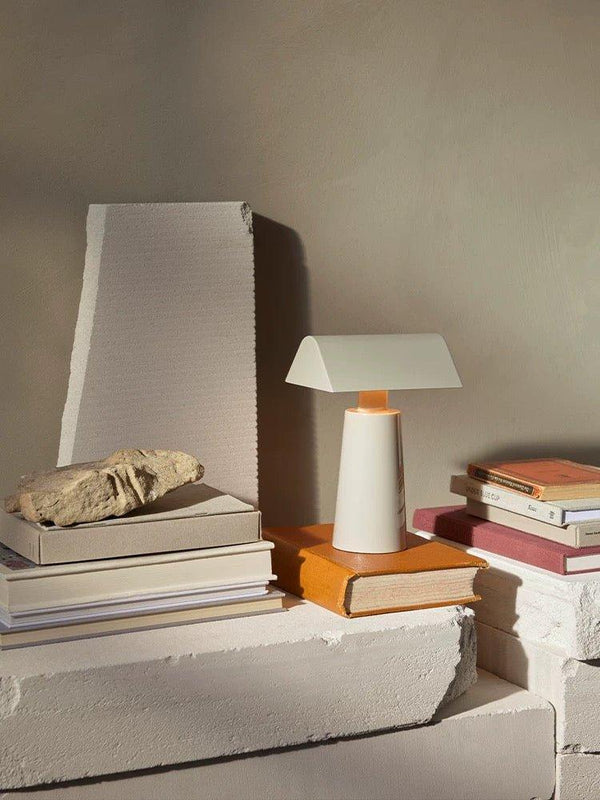 Retro Nordic Portable Cordless Rechargeable Table Lamp, Caret MF1