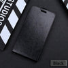 Retro PU Leather Shockproof Magnetic Wallet Flip Case Cover with Card Slot Holder for for iPhone Flip Leather Case for iPhone 12 Mini 6S 7 8+ 6 Plus Luxury Phone Cover for iPhone 11 Pro XR XS Max SE Flip Cases - Black / For iPhone 6 6S