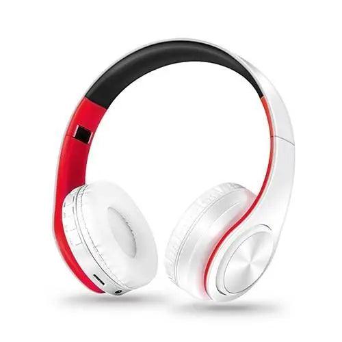 Retro Stereo Earphones Bluetooth Headphone Music Headset FM And Support SD Card With Mic And Volume Control, Wireless And Wired Headset