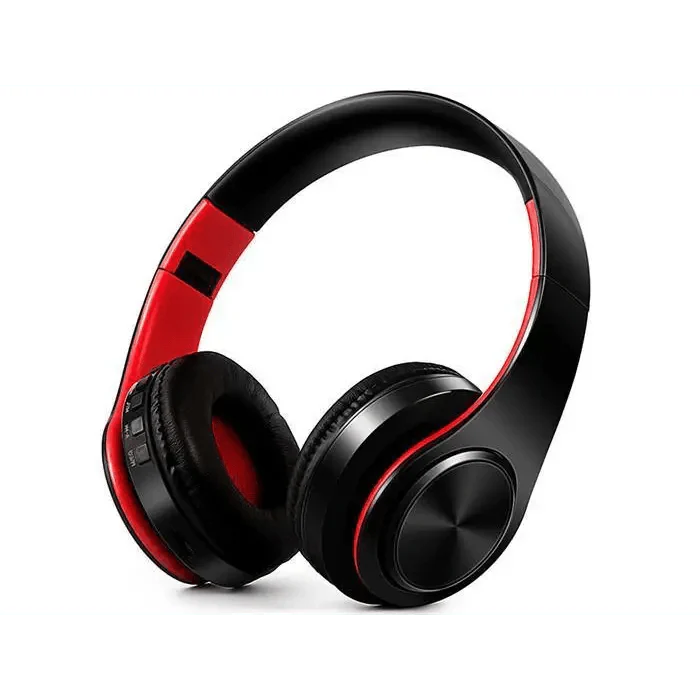 Retro Stereo Earphones Bluetooth Headphone Music Headset FM And Support SD Card With Mic And Volume Control, Wireless And Wired Headset