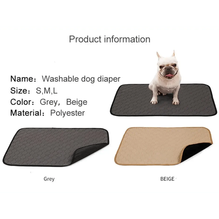 Reuseable Dog Pee Pads Dog Diapers Puppy Waterproof Mat For Pets - Washable Training Pads for Dogs Cats Rabbit