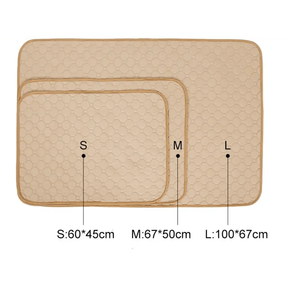 Reuseable Dog Pee Pads Dog Diapers Puppy Waterproof Mat For Pets - Washable Training Pads for Dogs Cats Rabbit