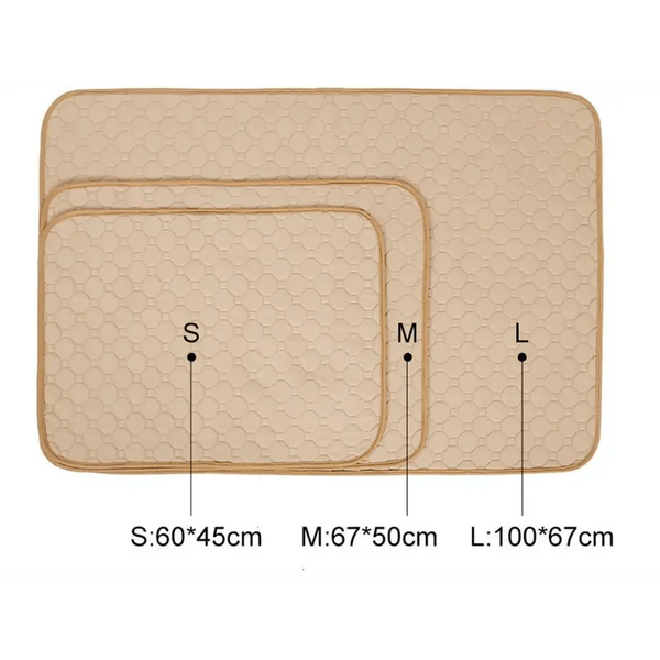 Reuseable Dog Pee Pads Dog Diapers Puppy Waterproof Mat For Pets - Washable Training Pads for Dogs Cats Rabbit