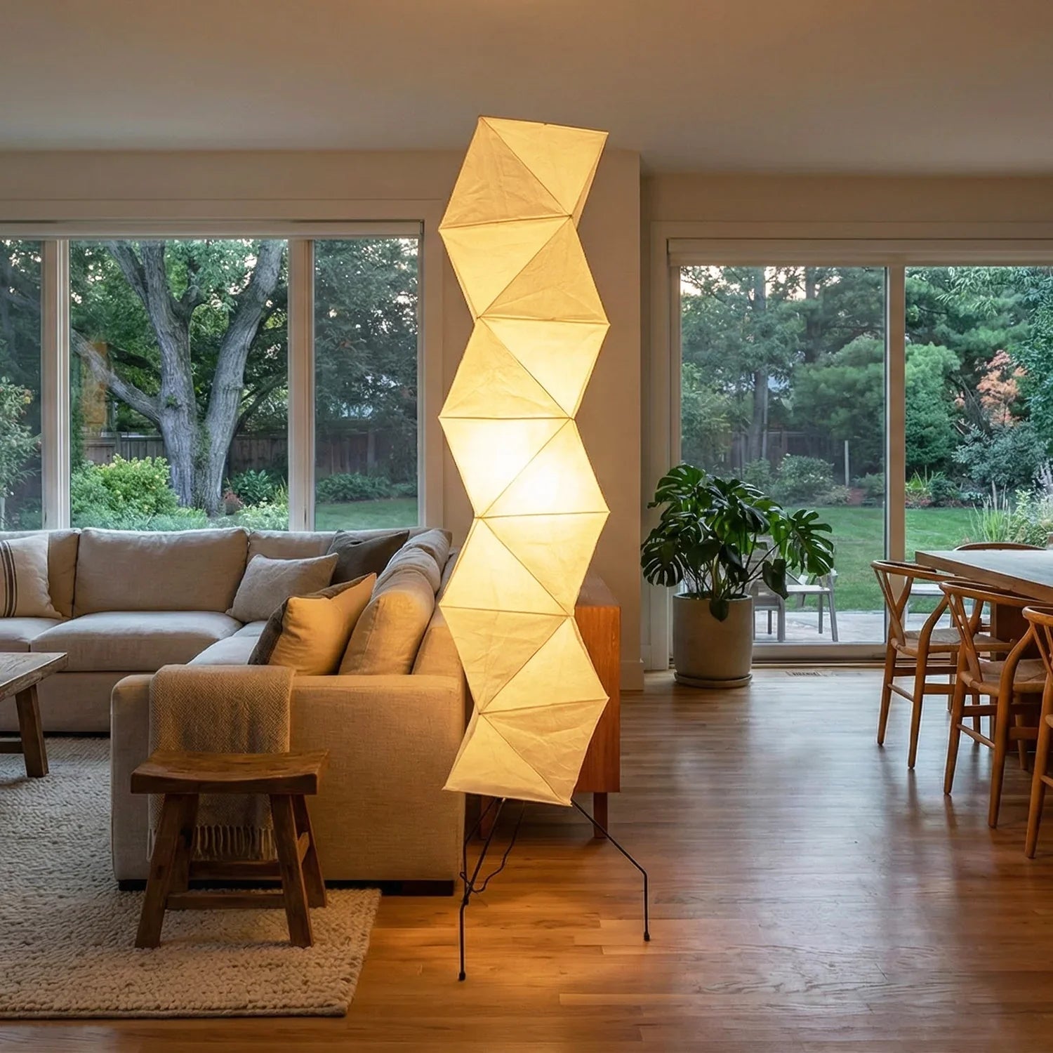 Origami Paper Floor Lamp 74