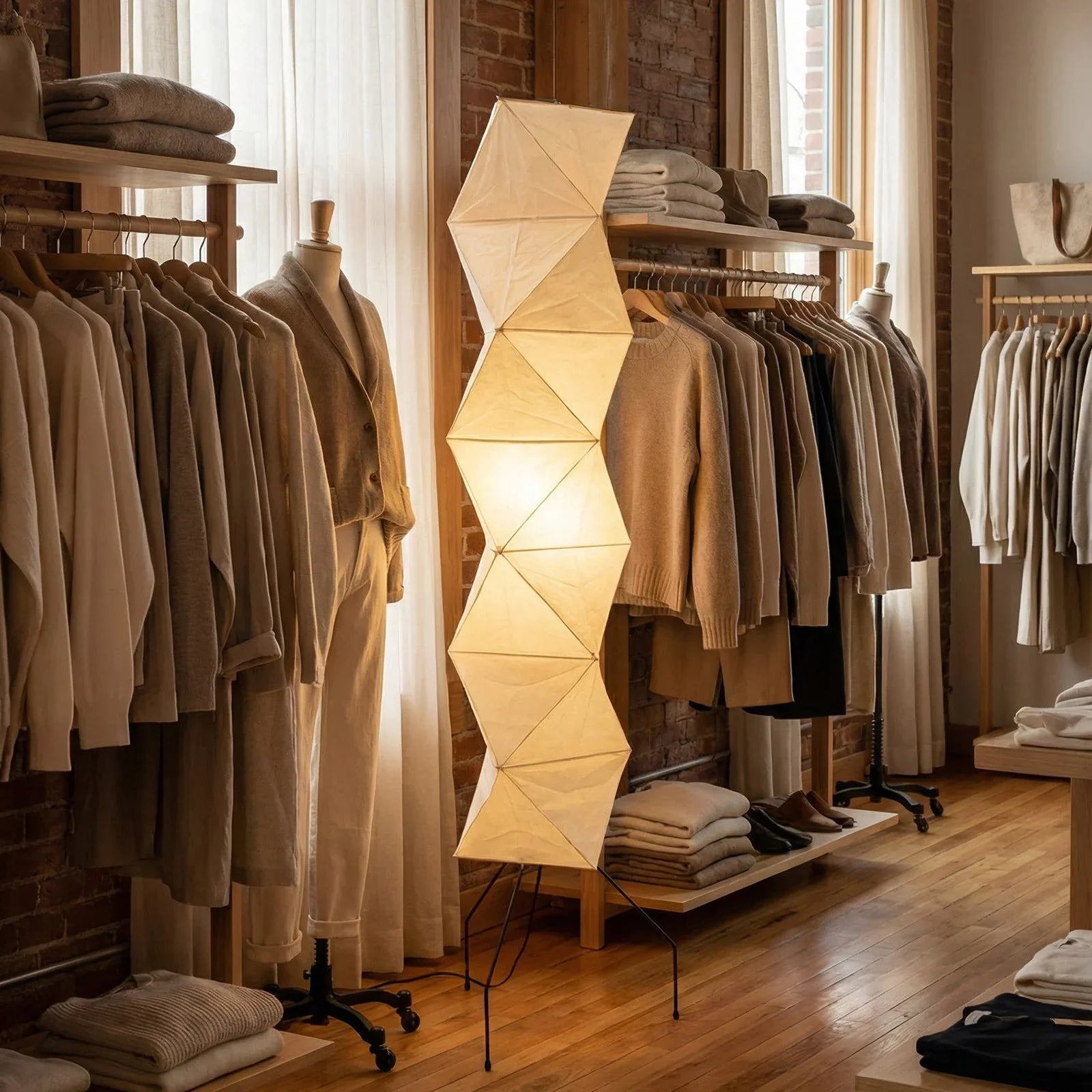 Origami Paper Floor Lamp 74