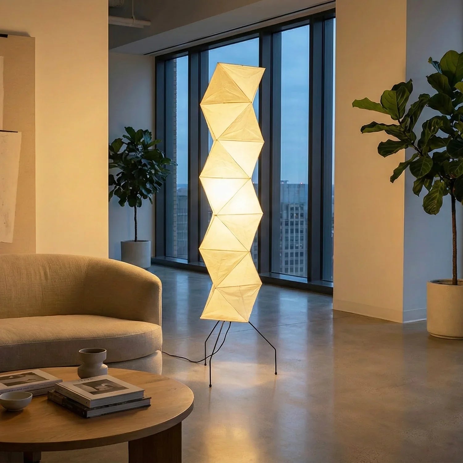 Origami Paper Floor Lamp 74