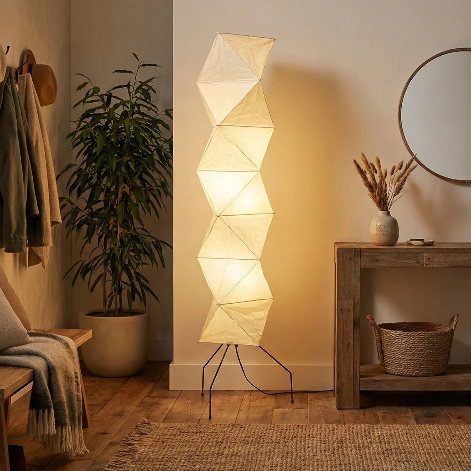 Origami Paper Floor Lamp 74