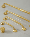 Richmond Cabinet Pulls - Lacquered Brass Polished