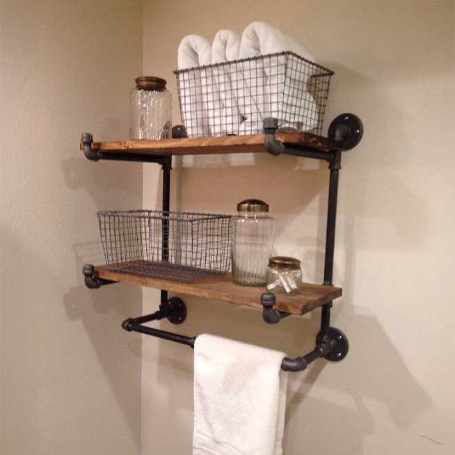 The Ridgewood Double Hanging Shelf