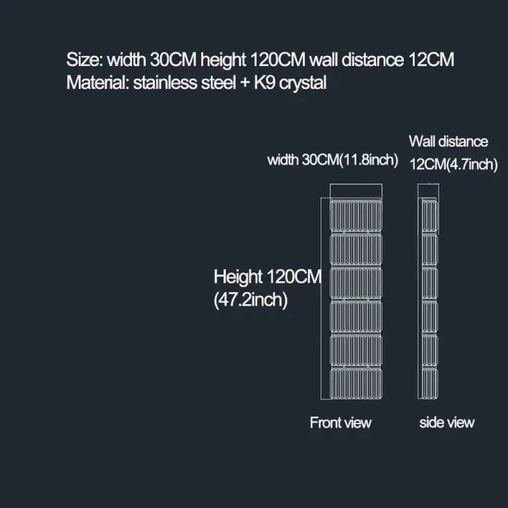 Riley LED Crystal Wall Sconce | Modern Bedroom Lighting