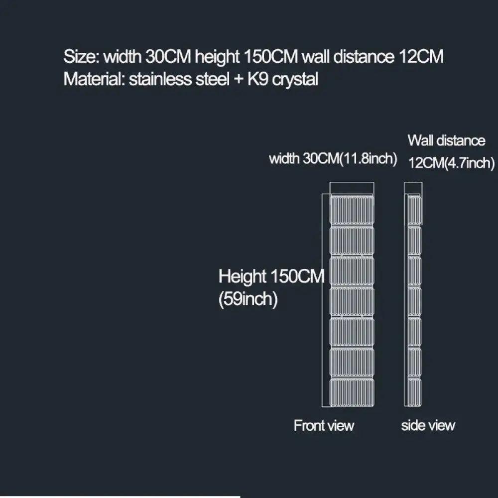 Riley LED Crystal Wall Sconce | Modern Bedroom Lighting