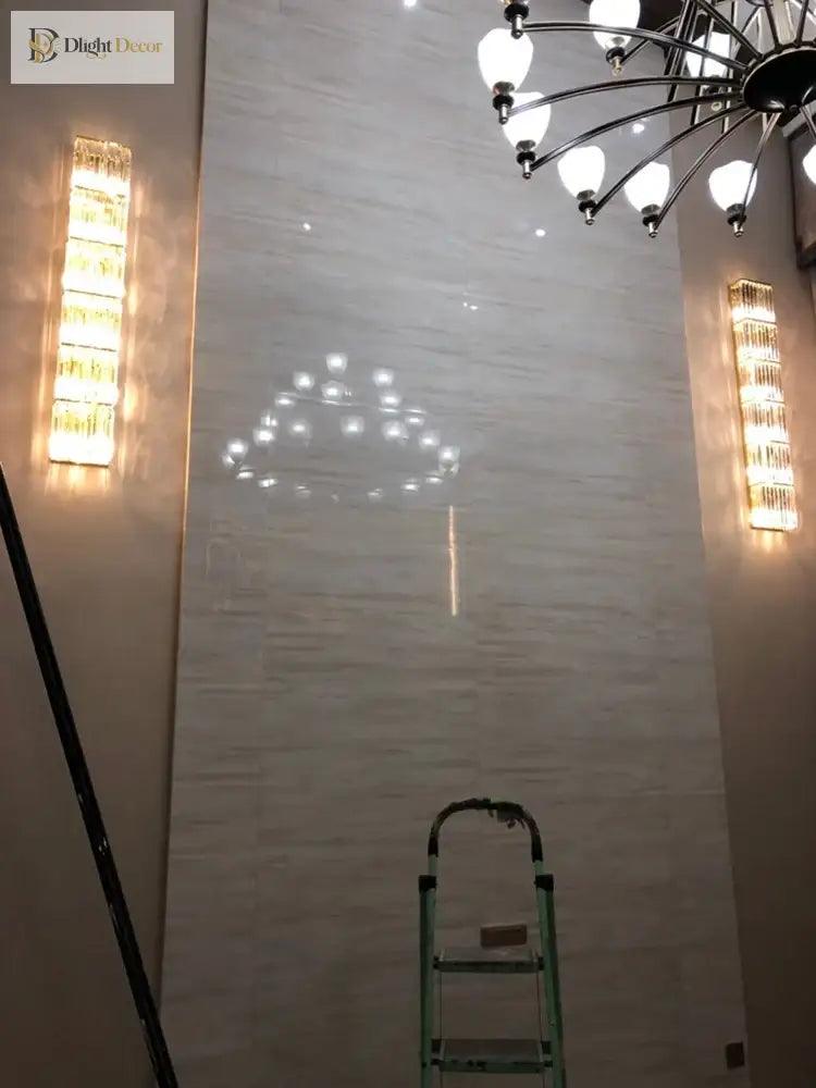 Riley LED Crystal Wall Sconce | Modern Bedroom Lighting