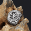 Vikings Helm of Awe Stainless Steel Ring