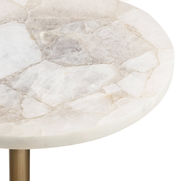 Engles Adjustable Marble Table and Plant Stand