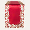 Burgundy Gold Table Runner – Royal Garnet, 14x108 Inch
