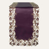 Purple Gold Table Runner – Velvet Plum, 14x108 Inch