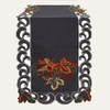 Gray Table Runner – Fleur, 14x108 Inch