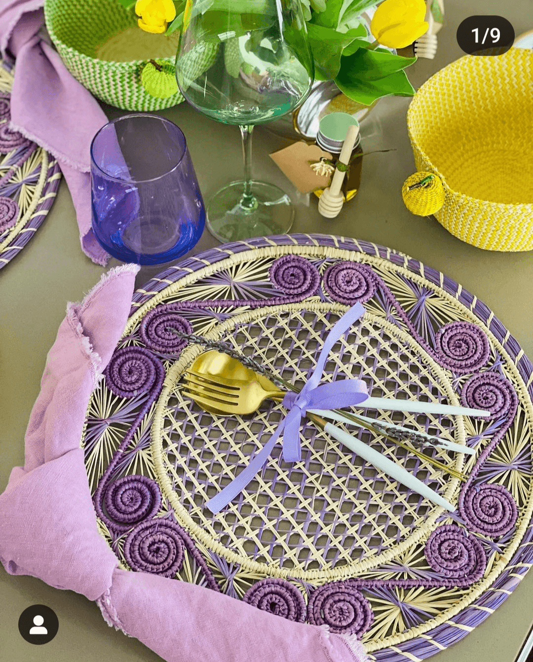 Caracol Handwoven Iraca Placemat