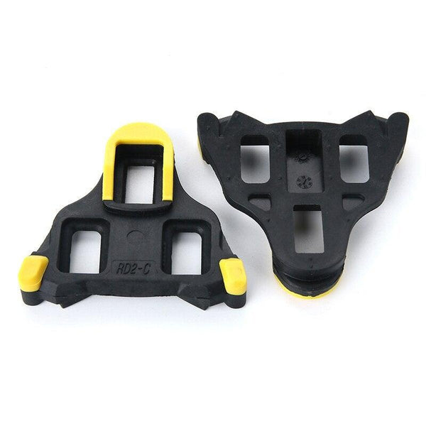 Road Bike Cycling Shoe Pedal Cleats Bicycle Accessories Road Bike Cleats For Cleats- Indoor Outdoor Spin Cycling Pedals Cleat & Bicycle Clips Set