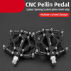 Road Bike Pedals Aluminum Alloy Anti-slip Bicycle Pedals Hollow-Carved Design Pedals Bicycle Accessories Mountain Bike Pedals Flat Bicycle Pedals Platform Cycling Sealed Bearing Aluminum Pedals For Mountain Bike