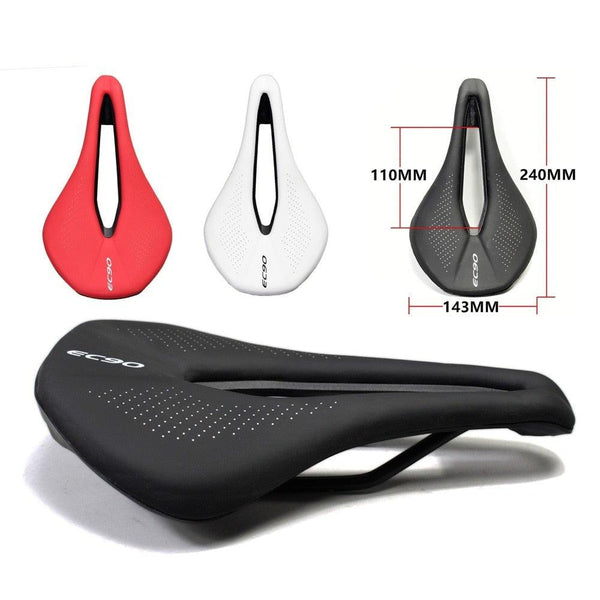 Road Bike Saddles PU Ultralight Breathable Comfortable Seat Cushion Bike Racing Saddle Superflow Road Bike Saddle High Performance And Comfortable Lightweight Sport Road Bike Seat