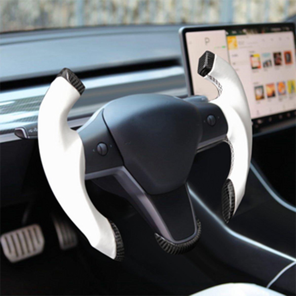 TESERY Roadster Steering Wheel for Tesla Model 3 / Y【Airplane wheel】