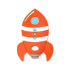 Rocket Silicone Baby Teether Rodent Baby Teething Toys Chewable Animal Shape Baby Products Nursing Gift - 01 Orange