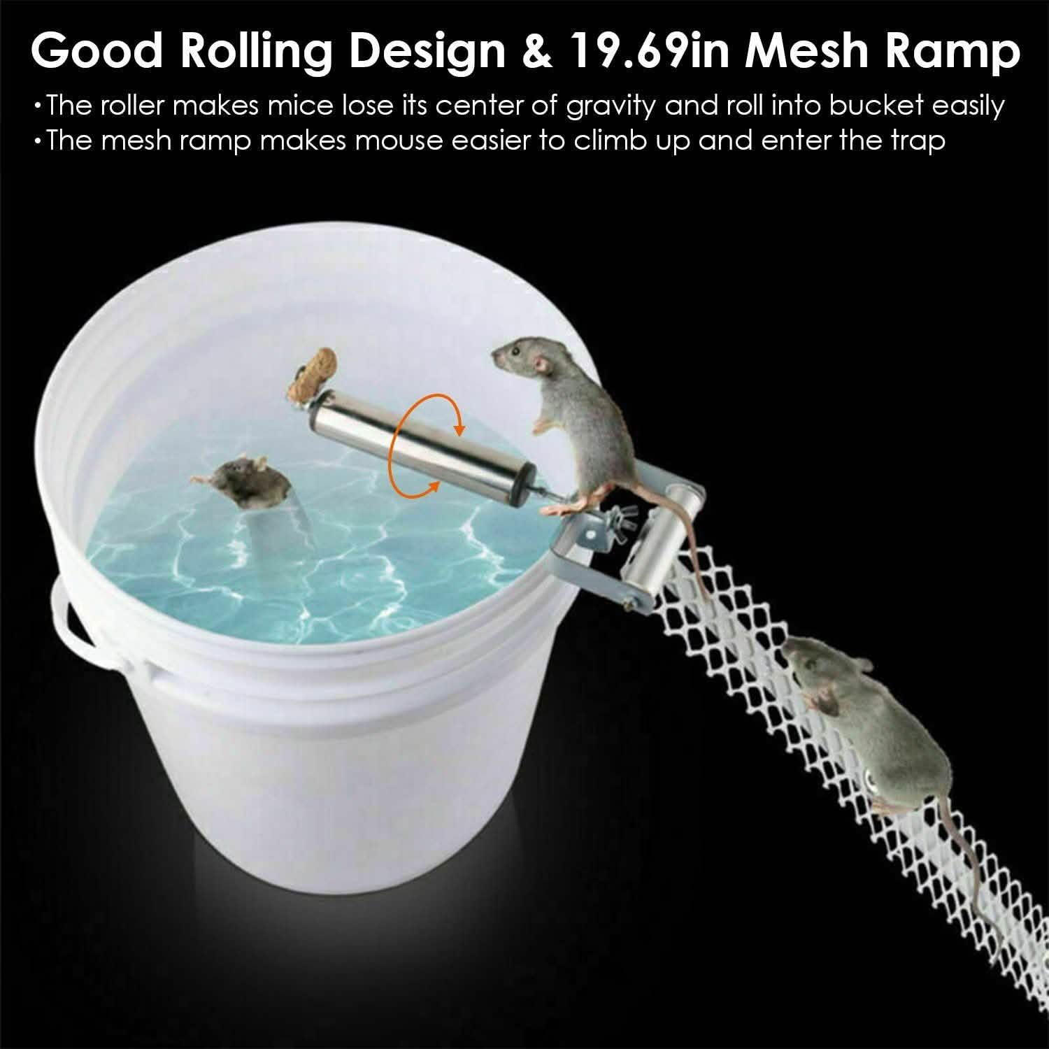 Roll Trap Log Rolling Mouse Catcher with 19.69