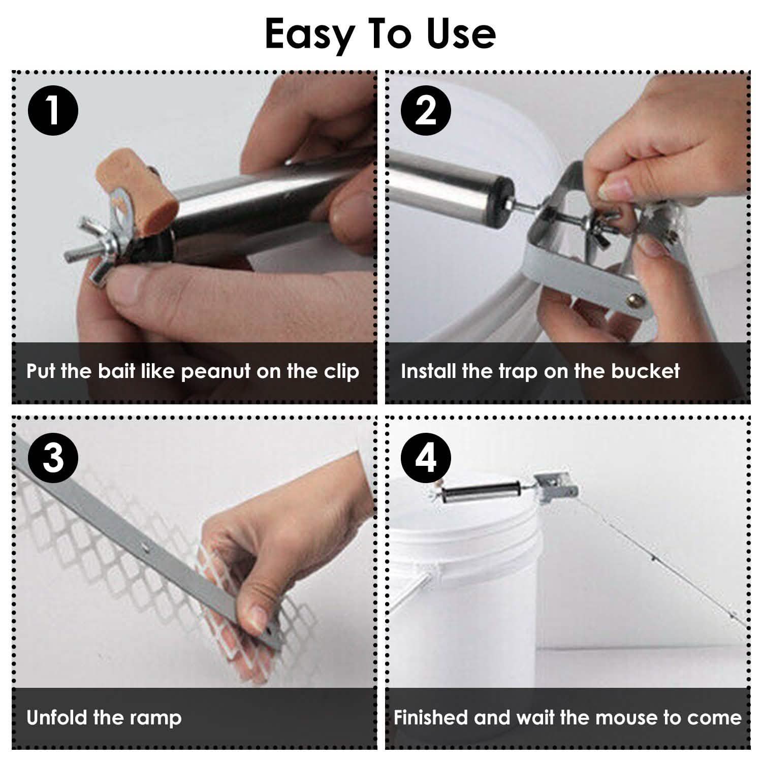 Roll Trap Log Rolling Mouse Catcher with 19.69