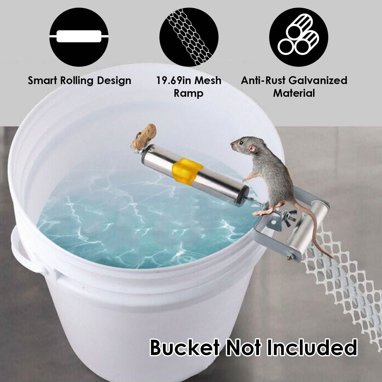 Roll Trap Log Rolling Mouse Catcher with 19.69
