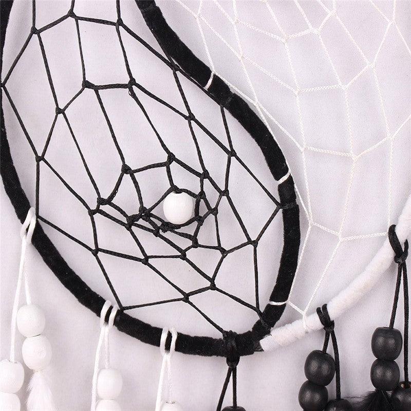 Romantic Dream Catcher Tree of Life Brown Native Handmade Traditional Dream Catcher Yin Yang 50