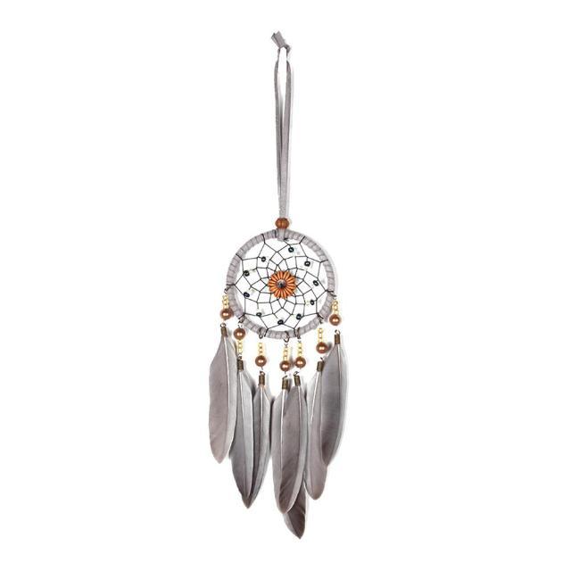 Romantic Dream Catcher Tree of Life Brown Native Handmade Traditional Dream Catcher Yin Yang 50