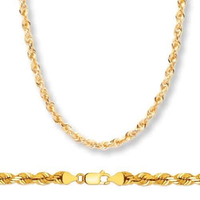 Rope Chain in Yellow Gold - 5mm