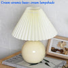 Rosalie Vintage Table Lamp | Modern Living Room Lighting - cream N beige