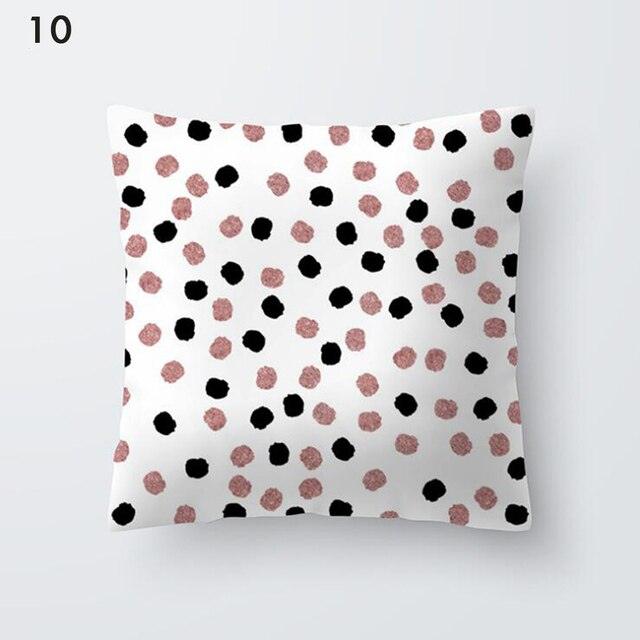 Rose Gold Beautiful Pillow Cover Cushion Home Decorative Colorful Print Cozy Pillow Cases Pineapple Pink Cushion Cover