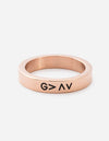 Rose Gold Highs and Lows Ring - 7