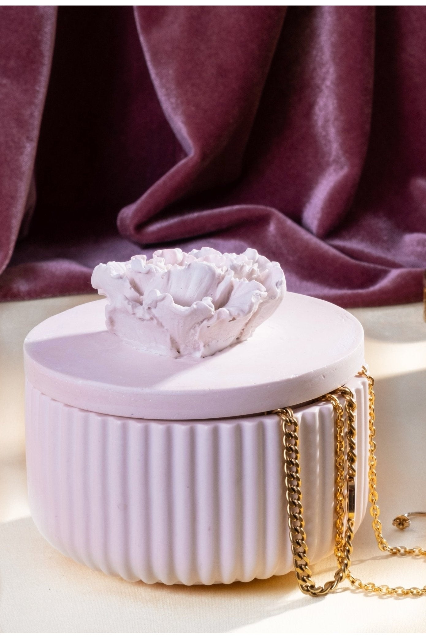 Rose Trinket Jar Chic Chaos Home