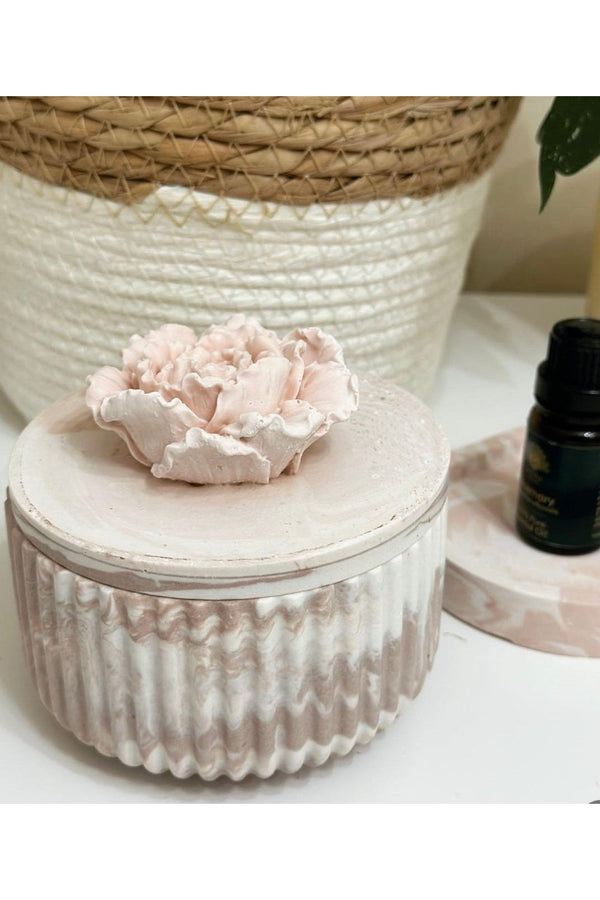 Rose Trinket Jar Chic Chaos Home