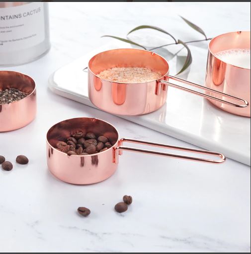 Plated Measuring Cups & Spoons Set