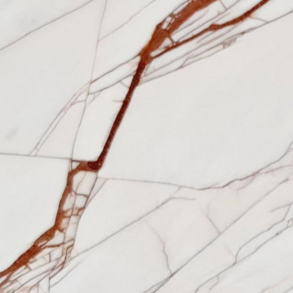 Rosso Venato White Bookmatching Marble Slabs Polished - Livfloors Collection