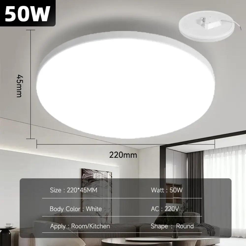 Round 15W Ceiling Light | Modern Kitchen Island Lighting