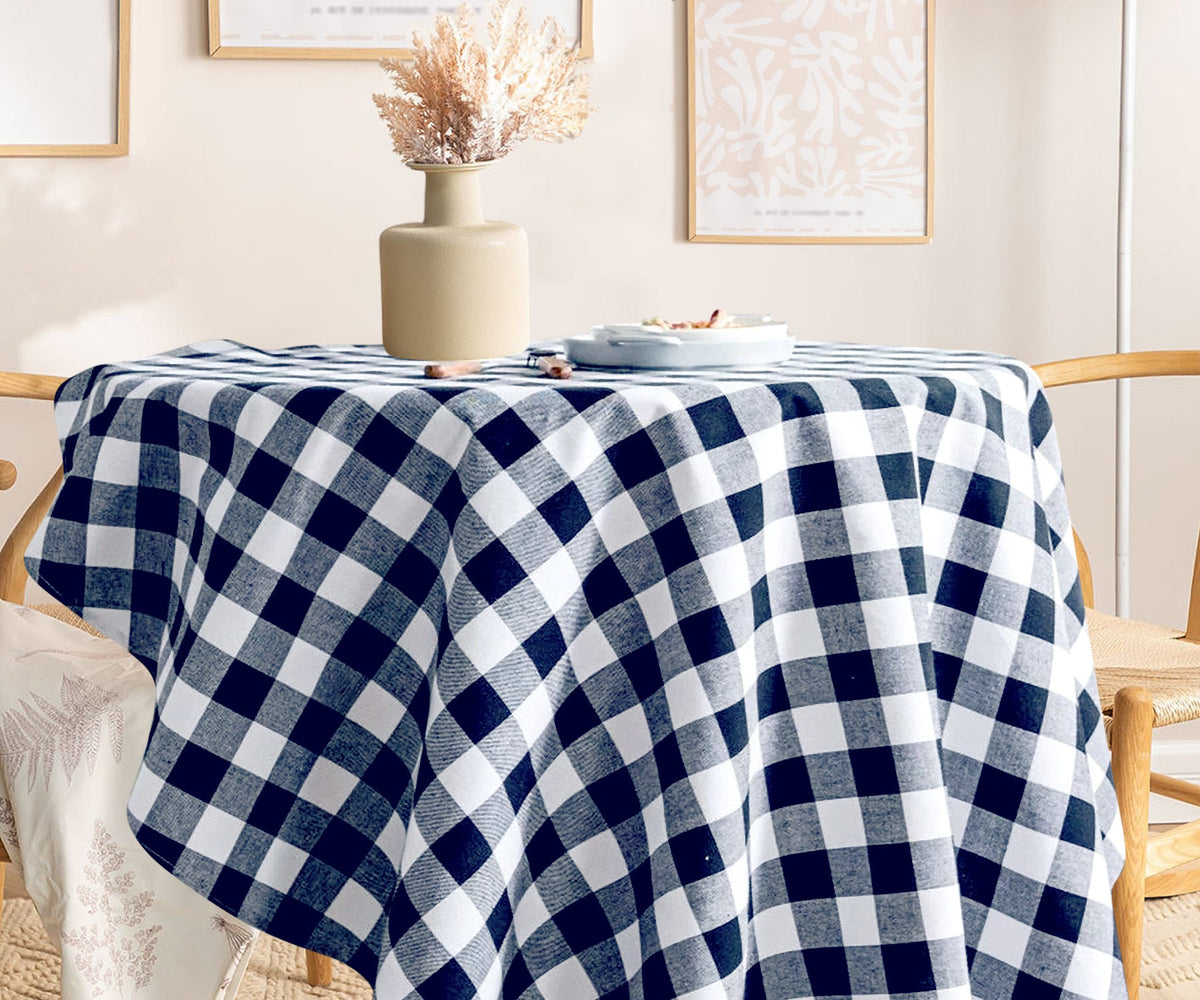 Round Tablecloth - Plaid Tablecloths