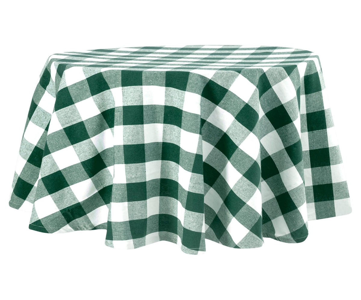 Round Tablecloth - Buffalo Plaid Table cloths