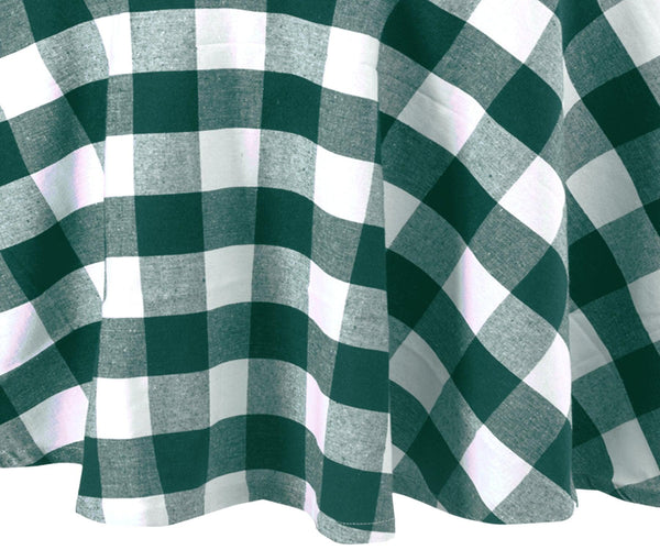 Round Tablecloth - Plaid Tablecloths