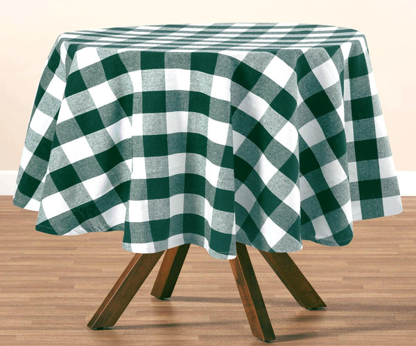 Round Tablecloth - Plaid Tablecloths