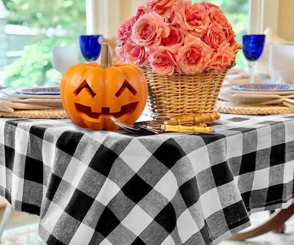 Round Tablecloth - Plaid Tablecloths