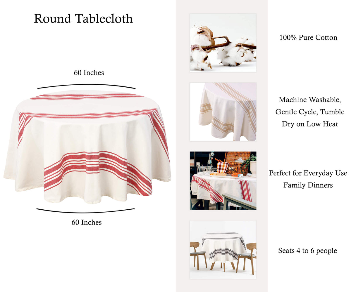 Round Tablecloths - Tablecloth for Round Tables