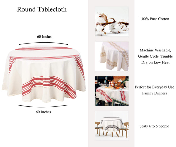 Round Tablecloths - Tablecloth for Round Tables