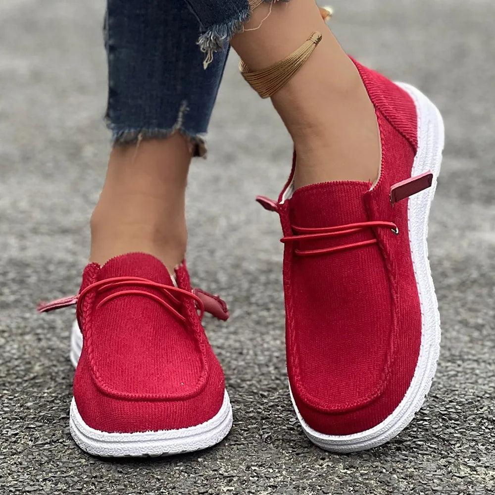 Round Toe Flat Slip-Ons