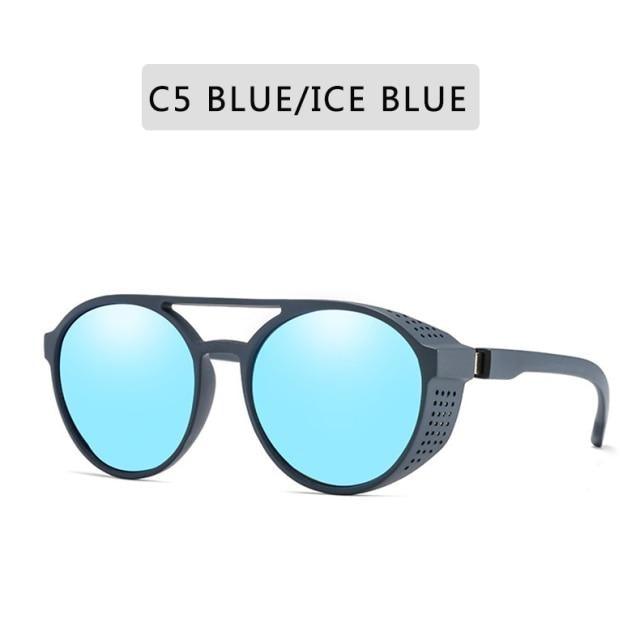 Round Vintage Sunglasses Retro Eyewear For Men Women Classic Sunglasses For Women & Men Retro Style Goggles In Round Shape Flip Up Driving Glasses Vintage Style & Fashionable  Eyewear